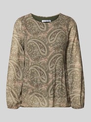 Blusenshirt mit Plisseefalten Modell 'Ka44ia' von ZABAIONE - 35