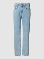 Jeans mit Label-Stitching von KARL KANI Blau / Türkis - 41