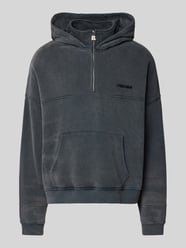 Hoodie met korte ritssluiting van REVIEW - 1