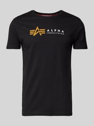 T-Shirt mit Label-Print von Alpha Industries - 40