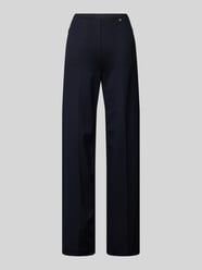 Regular fit stoffen broek met persplooien van Marc Cain - 34