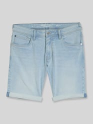 Szorty jeansowe o kroju slim fit z mieszanki bawełny model 'TTPIERS SLIM' od Tom Tailor Denim - 7