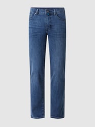 Jeansy o kroju straight fit z dodatkiem streczu model ‘Dijon’ od Pierre Cardin Niebieski - 8