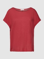 T-Shirt aus Viskose-Mix mit Rundhalsausschnitt von Christian Berg Woman Rot - 36