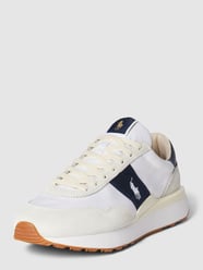 Sneaker aus Leder-Mit mit Label-Details von Polo Ralph Lauren Weiß - 44
