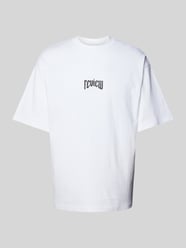 T-Shirt mit Label-Print von REVIEW Weiß - 35