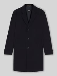 Slim fit lange wollen jas met reverskraag, model 'HYDE' van BOSS - 9