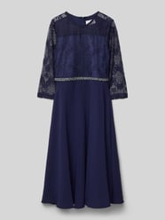 Kleid mit Rundhalsausschnitt von DANAMADE Blau - 36