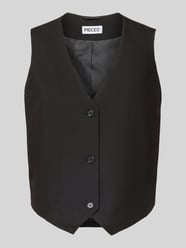 Regular Fit Anzugweste mit Viskose-Anteil Modell 'BOSELLA' von PIECES - 16