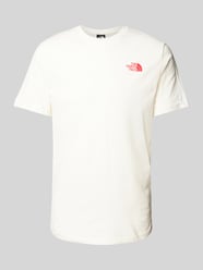 T-Shirt mit Label-Print von The North Face Beige - 47