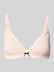 Beha met kant, model 'UNIQUE' van HUGO Fuchsia - 5