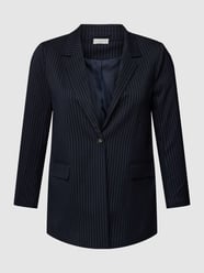 PLUS SIZE blazer, model 'Winna' van KAFFE Curve Blauw - 1
