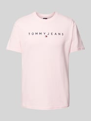 Regular fit T-shirt van puur katoen met labelstitching van Tommy Jeans - 24