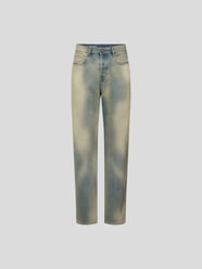 Jeans im Used-Look mit Label-Detail von Diesel Blau / Türkis - 11