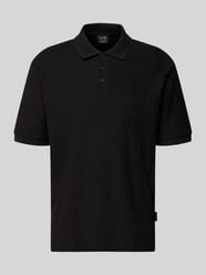 Koszulka polo w kroju regular fit ze strukturalnym wzorem od Armani Exchange - 13