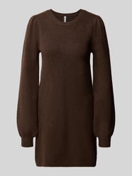 Strickkleid mit Puffärmeln von PIECES - 20