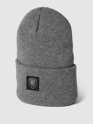 Beanie mit Label-Patch von Blauer Usa Grau - 44