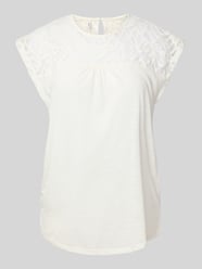 Regular Fit Top mit Spitzen-Detail Modell 'SINDY' von Only - 18