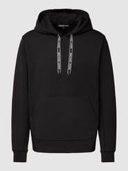 Hoodie mit Kontrasteinsatz Modell 'TECH' von Michael Kors Schwarz - 47