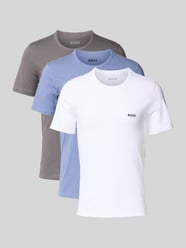 Regular fit T-shirt van puur katoen in een set van 3 stuks van BOSS - 41