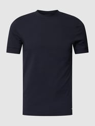 T-Shirt mit Label-Detail Modell 'ANTON' von Drykorn Blau / Türkis - 5