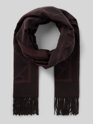 Sjaal met rafels van CK Calvin Klein Bordeaux - 3