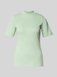 T-Shirt mit geripptem Stehkragen von Christian Berg Woman - 23
