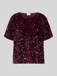 Blouseshirt met pailletten, model 'FAITH' van Vila - 11