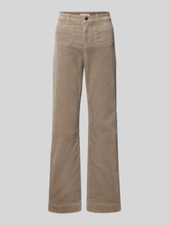 Wide Leg Cordhose mit Gesäßtaschen von Christian Berg Woman - 38