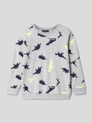 Bluza z nadrukiem z motywem od Blue Seven Szary - 26