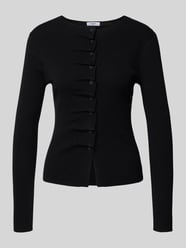 Strickjacke mit Raffungen Modell 'GAMIRA' von SUNCOO PARIS - 2