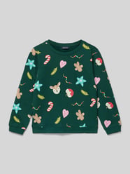Sweatshirt mit Motiv-Print von Blue Seven - 40