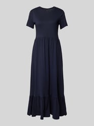 Midikleid in unifarbenem Design Modell 'MAY' von Only Blau - 22