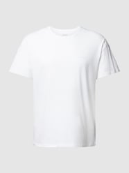 PLUS SIZE T-shirt met labelstitching, model 'Comfort' van Boss Black Big&Tall Blauw / turquoise - 17