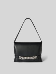 Handtasche mit Label-Detail von Victoria Beckham Schwarz - 11