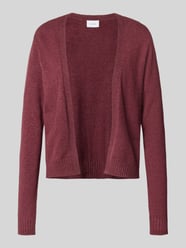 Gebreid jack van viscosemix van VILA Bordeaux - 5