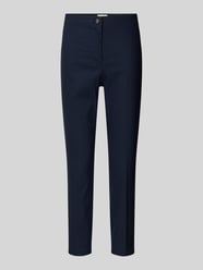 Slim fit stoffen broek met verkort model van Christian Berg Woman - 7