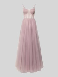 Abendkleid mit Ziersteinbesatz von Mascara Pink - 9