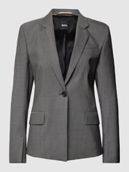 Blazer mit Brusttasche Modell 'Janeri' von BOSS Grau - 45