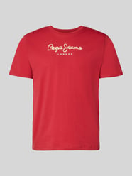Koszulka z czystej bawełny w kroju regular fit model 'EGGO' od Pepe Jeans - 13