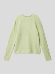 Strickpullover mit Rundhalsausschnitt Modell 'como' von Mango Grün - 6