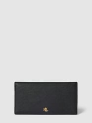 Portemonnaie mit Label-Applikation Modell 'SLIM' von Lauren Ralph Lauren Schwarz - 42