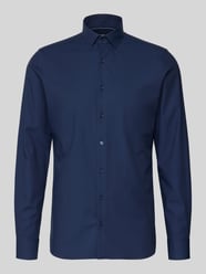 Slim Fit Businesshemd aus Baumwoll-Mix von OLYMP Level 5 - 38