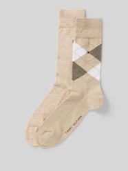 Socken aus Baumwoll-Mix im 2er-Pack von Tommy Hilfiger Beige - 15