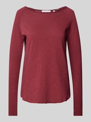 Longsleeve mit Rollsaum von Rich & Royal Bordeaux - 47