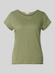 krój regular fit t-shirt z bawełny z cieniowanej przędzy od s.Oliver RED LABEL - 13