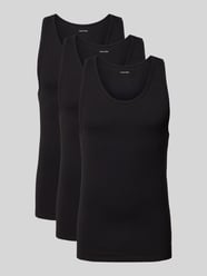 Tanktop mit gerippten Abschlüssen im 3er-Pack von Calvin Klein Underwear - 3