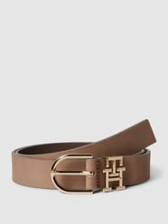 Leren ceintuur met doornsluiting van Tommy Hilfiger Grijs - 4