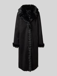 Keerbare lange jas met imitatiebont van PETITE M. - 10