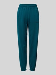 High waist sweatpants met labelprint, model 'VILLA' van Pegador - 3